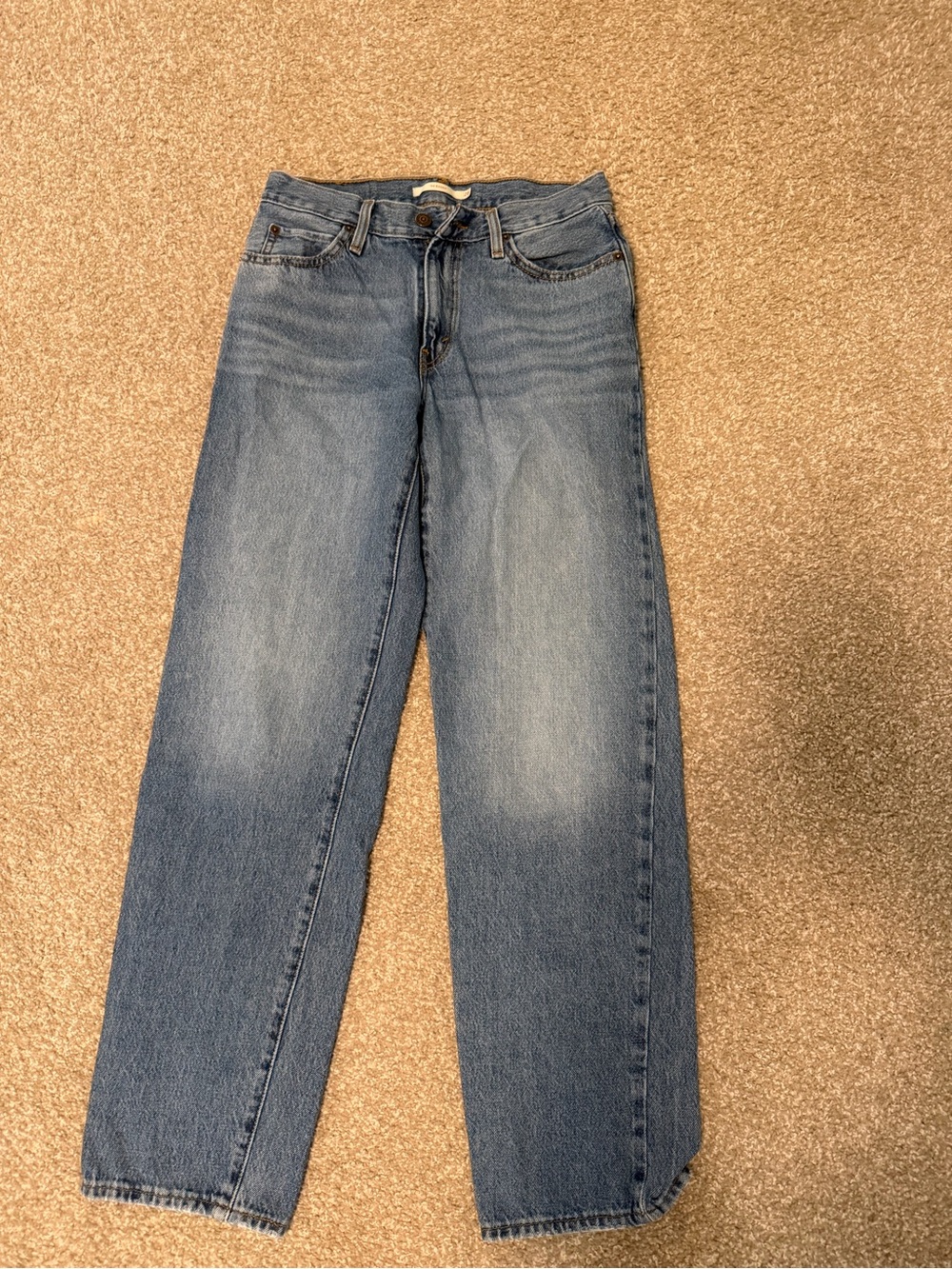 Levi's High Rise 94 Baggy Jeans - Light Blue Wash
